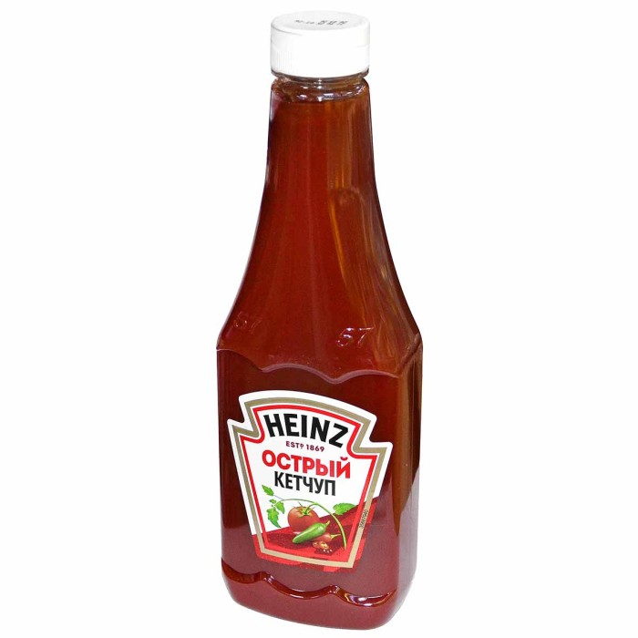 Кетчуп Heinz Острый 800гр пэт