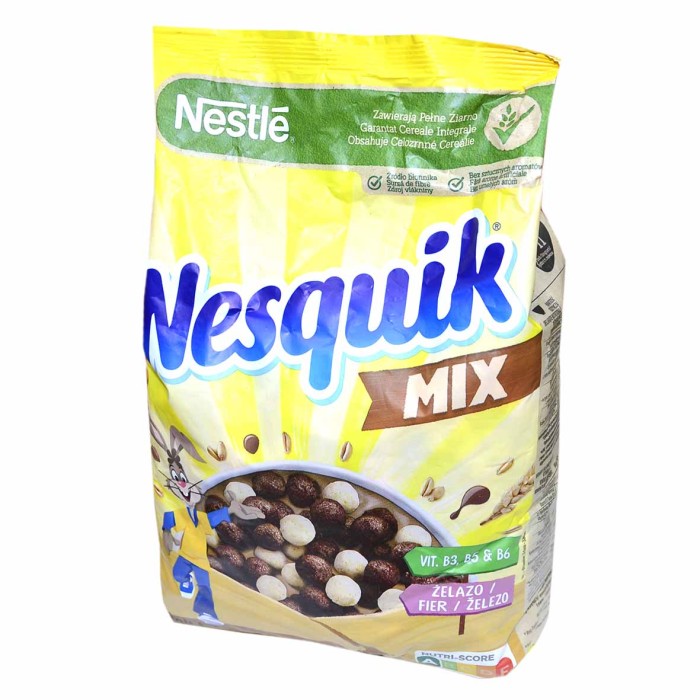 Завтрак готовый Nesquik Mix Cereal Bag 460гр м/у