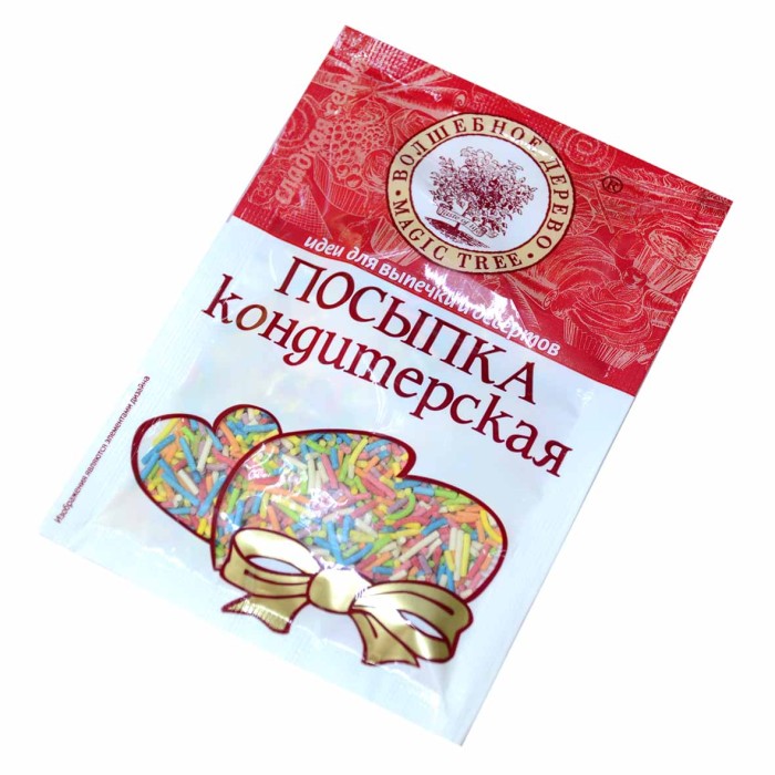 Посыпка кондитерская Волшебное дерево в ассортименте 40гр м/у