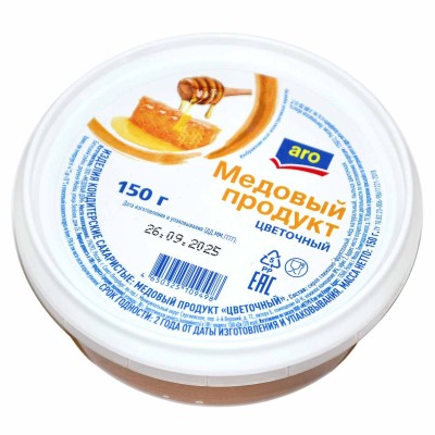 Продукт медовый Aro цветочный 150гр пэт