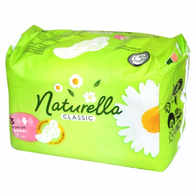 Прокладки Naturella Classic Camomile Maxi Single с крылышками 7шт м/у