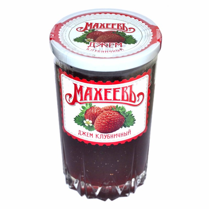 Джем Махеевъ Клубничный 400гр стакан
