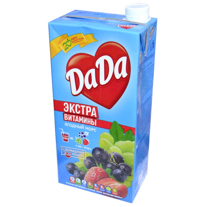 Нектар DaDa Экстра витамины ягодный морс 1,9л т/п