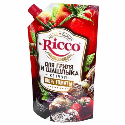 Кетчуп Mr.Ricco Pomodor Speciale для гриля и шашлыка 300гр д/п