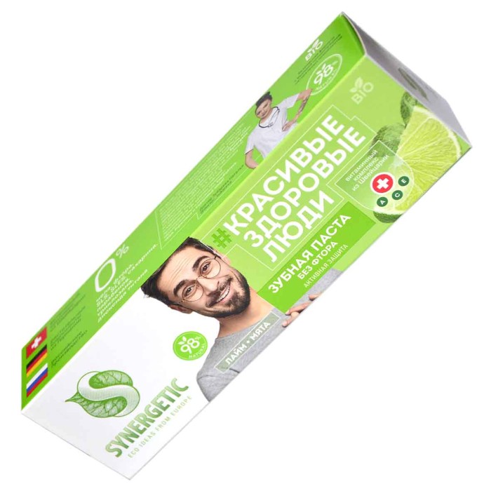 Паста зубная Synergetic Активная защита 100гр к/у