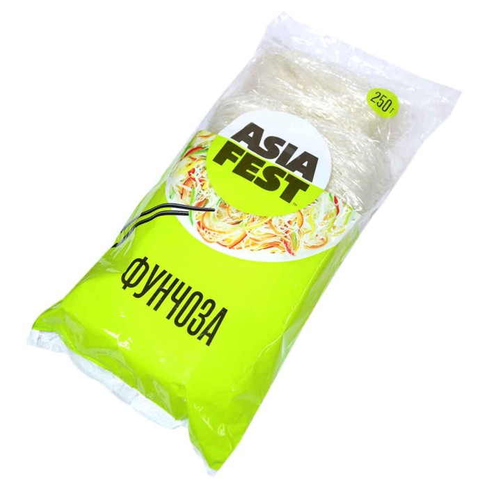 Фунчоза Asia Fest из крахмала боб,гор, кукуруза 250гр м/у