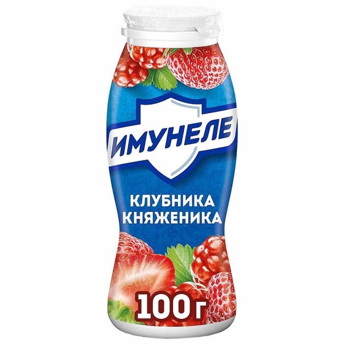 Напиток Имунеле клубника-княженика 1,5% 100мл пэт