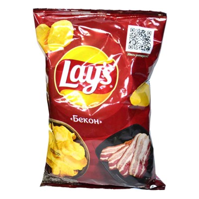 Чипсы Lay’s вкус бекона 81гр м/у