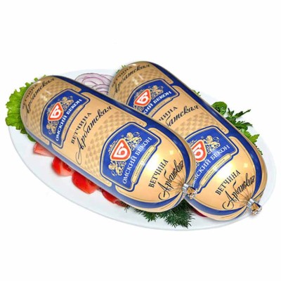 Ветчина Омский бекон Арбатская н/о в/у ц/и