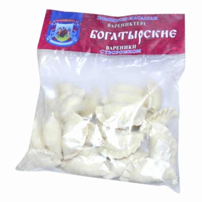 Вареники Богатырский продукт с творогом ручная лепка 400гр м/у