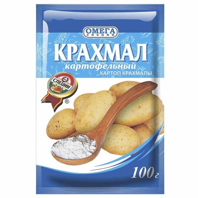 Крахмал Омега картофельный 100гр м/у