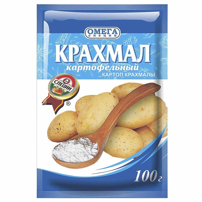 Крахмал Омега картофельный 100гр м/у