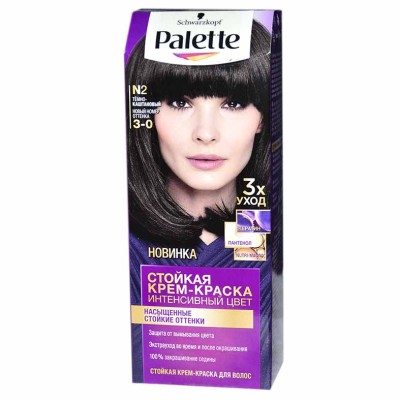 Краска для волос Palette N2 Темно-каштановый (NEW) 110мл к/у