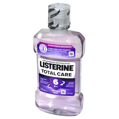 Ополаскиватель для полости рта Listerine Total Care 250мл пэт