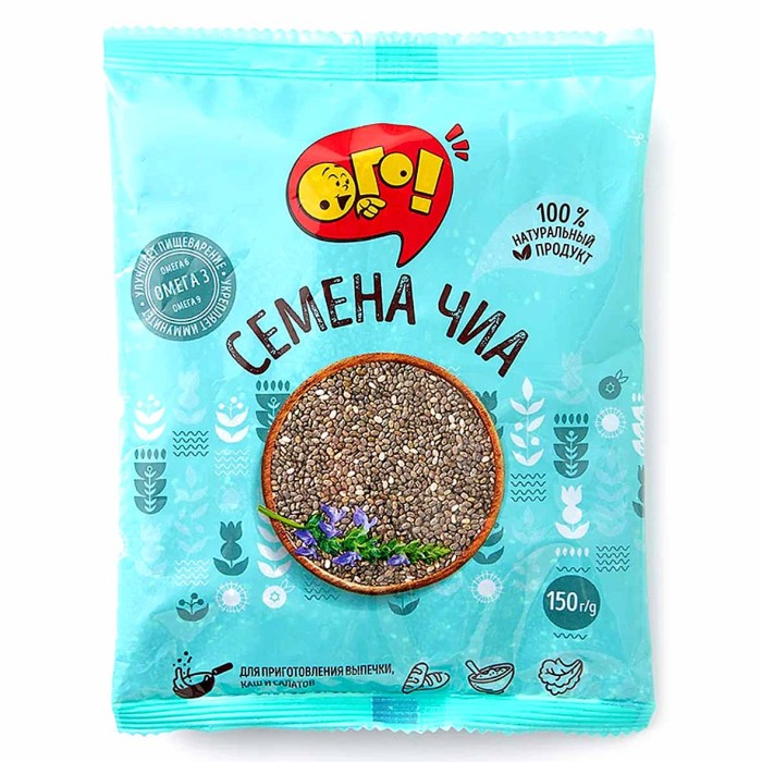 Семена чиа Ого! 150гр м/у