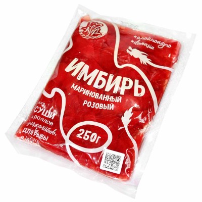 Имбирь I love Asia маринованный розовый 250гр м/у