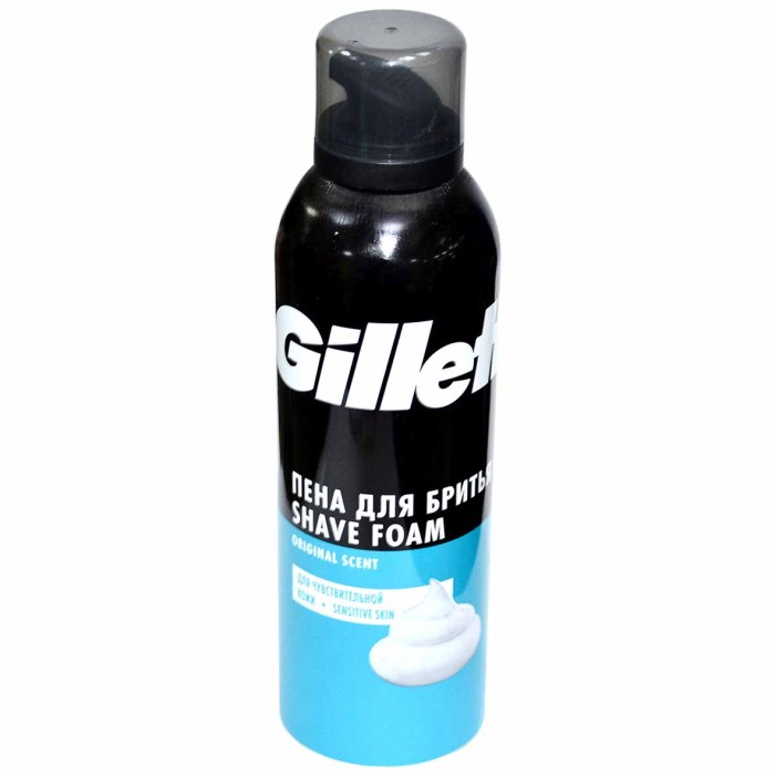 Пена для бритья Gillette Sensitive Skin 200мл ж/б