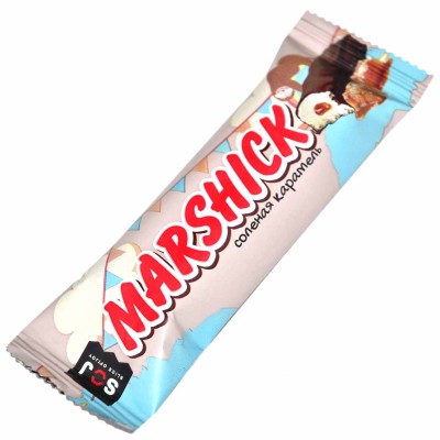 Батончик Soj Marshmallow с соленой карамелью в молочном шоколаде 30гр м/у