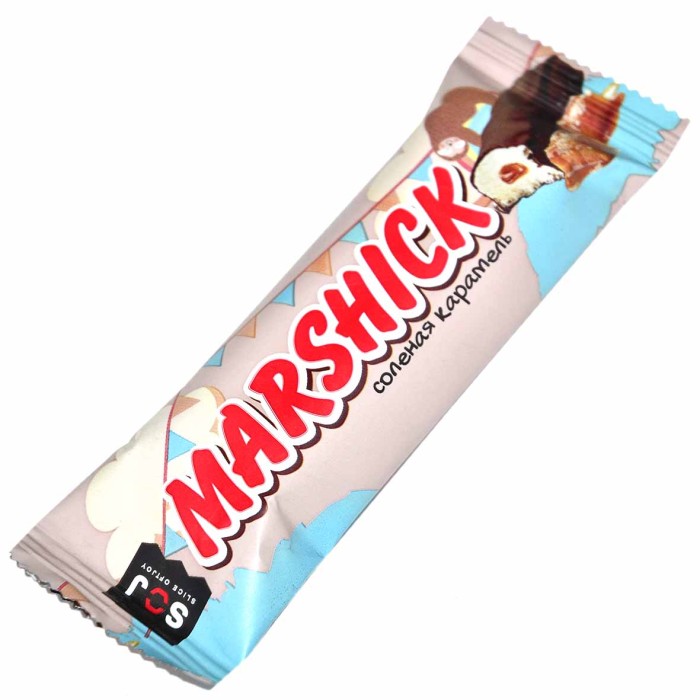 Батончик Soj Marshmallow с соленой карамелью в молочном шоколаде 30гр м/у