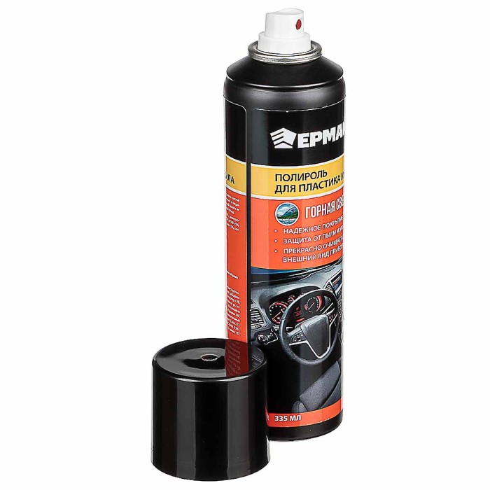 Полироль Ермак NG пластика горная свежесть 335мл ж/б арт727-103
