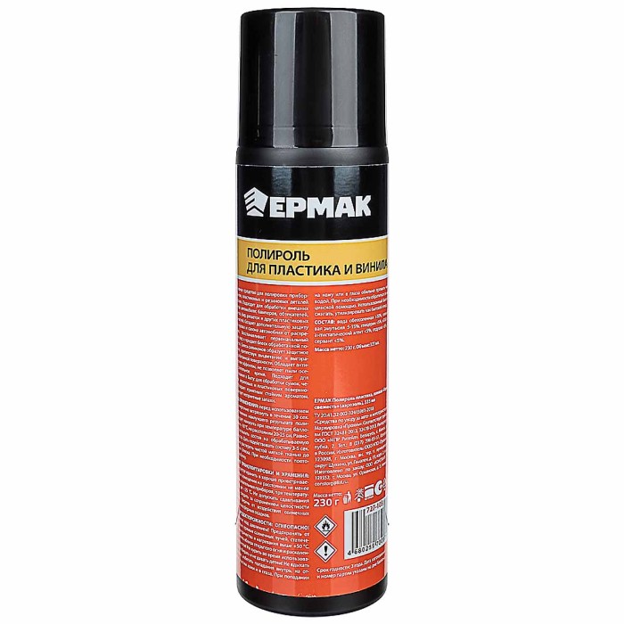 Полироль Ермак NG пластика горная свежесть 335мл ж/б арт727-103