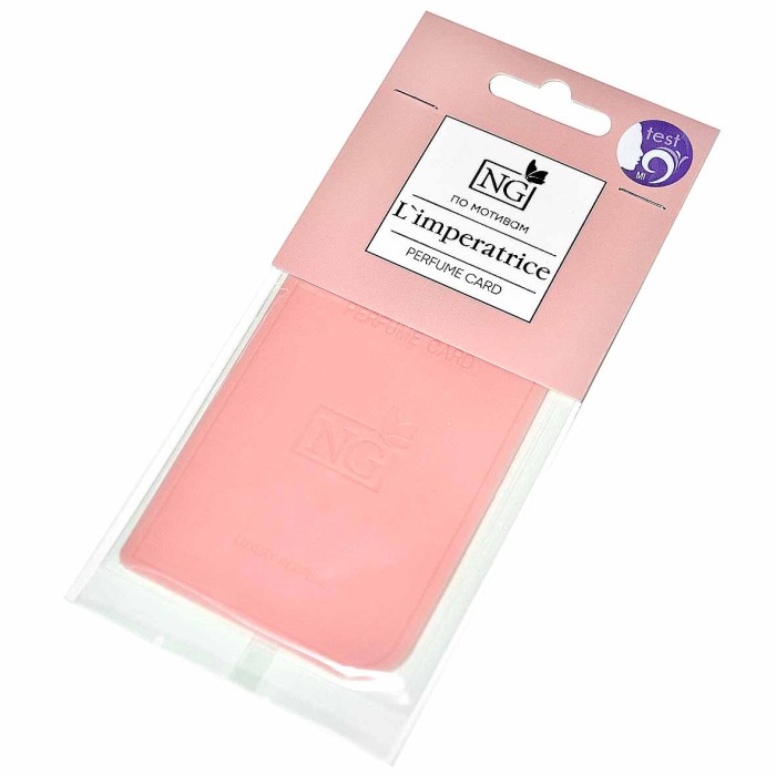 Ароматизатор для авто New Galaxy Perfume Card/l`Imperatrice/Black Opium/ Million/Tobacco Vanille арт