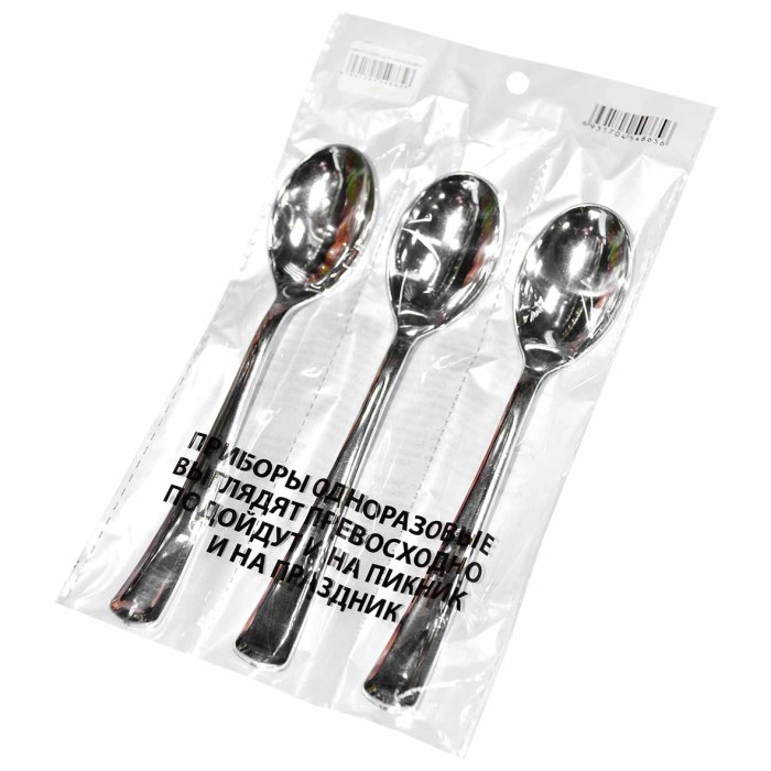 Набор одноразовых ложек для сервировки 3шт артSL-L3
