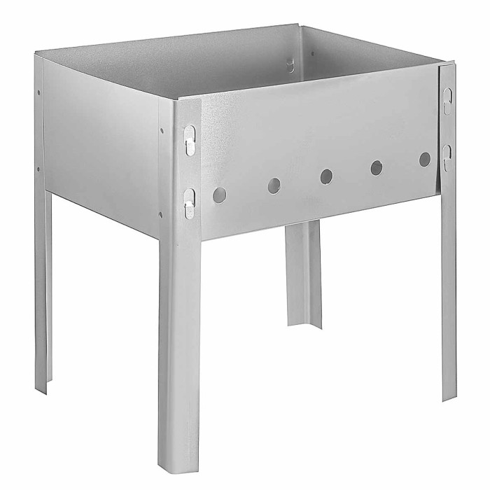 Мангал сборный Grillboom Эконом сталь 0,4мм 35x25x35см арт103-013