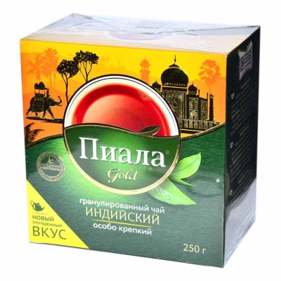 Чай Piala Gold Индия черн гранул 250гр к/у