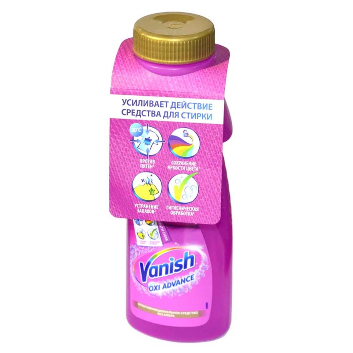 Пятновыводитель Vanish Oxi Advance для тканей 400мл пэт