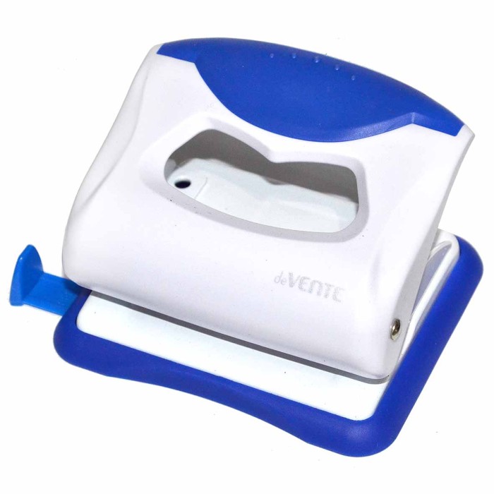 Дырокол Devente color пластик с линейкой на 20л арт4020805