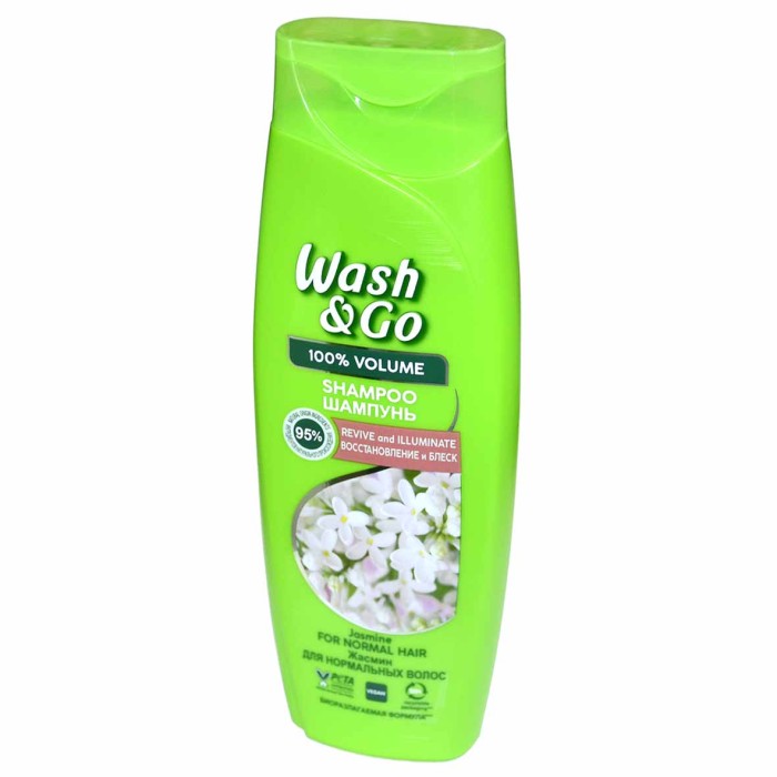 Шампунь для волос Wash&Go с жасмином 360мл пэт