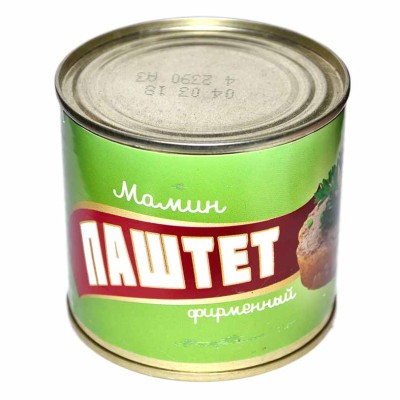 Паштет Мамин паштет печеночный с индюшиной печенью 250гр ж/б
