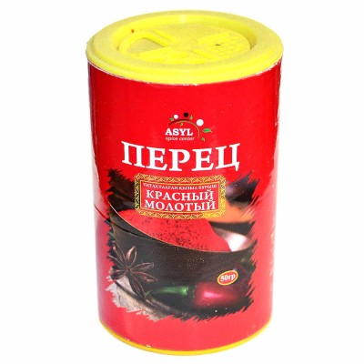 Перец красный Asyl молотый 50гр туба
