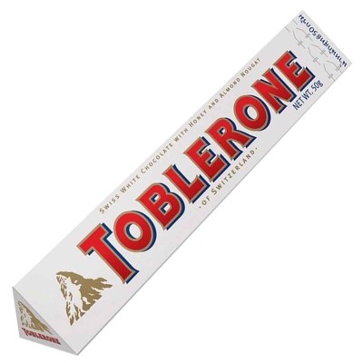 Шоколад Tobleron Белый с медово-миндальной нугой 100гр к/у