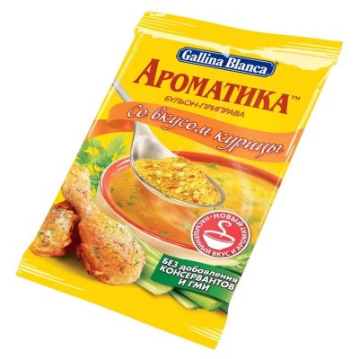Приправа Gallina Blanca Ароматика со вкусом курицы 90гр м/у