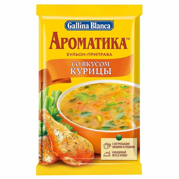 Приправа Gallina Blanca Ароматика со вкусом курицы 90гр м/у