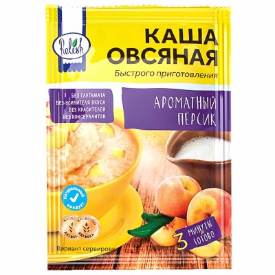 Каша овсяная Relish ароматный персик 35 гр м/у