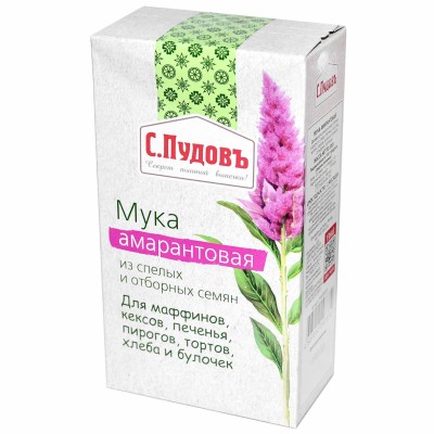 Мука С.Пудовъ амарантовая 200гр к/у