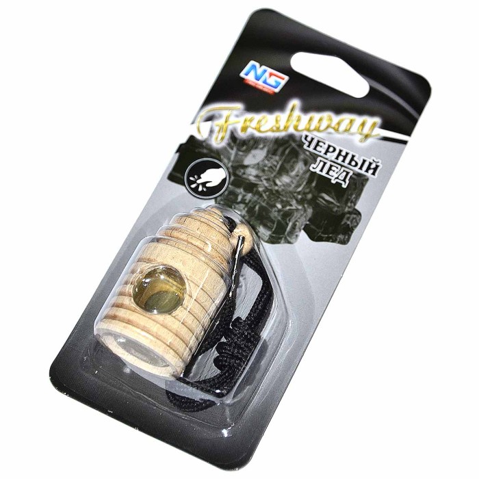 Ароматизатор New Galaxy Freshway подвесной  черный лед арт794-299