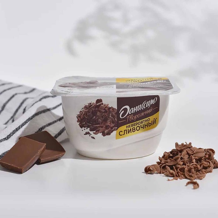 Десерт творожный Даниссимо браво-шоколад 6,7% 130гр пэт