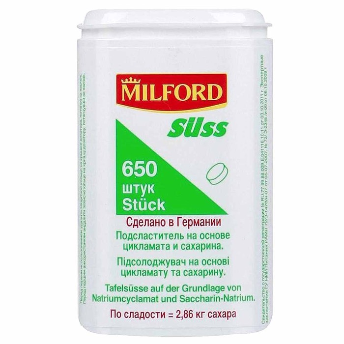 Подсластитель Milford 39гр пэт