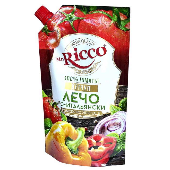 Кетчуп Mr.Ricco Pomodor Speciale Лечо по-итальянски 300гр д/п