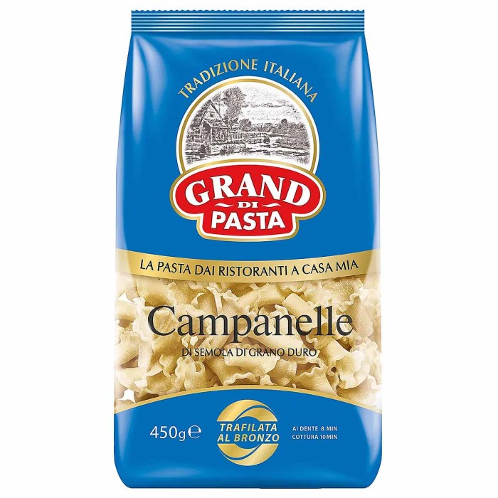 Макароны Grand di Pasta Campanelle 450гр к/у