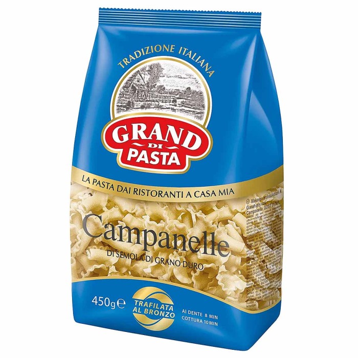 Макароны Grand di Pasta Campanelle 450гр к/у