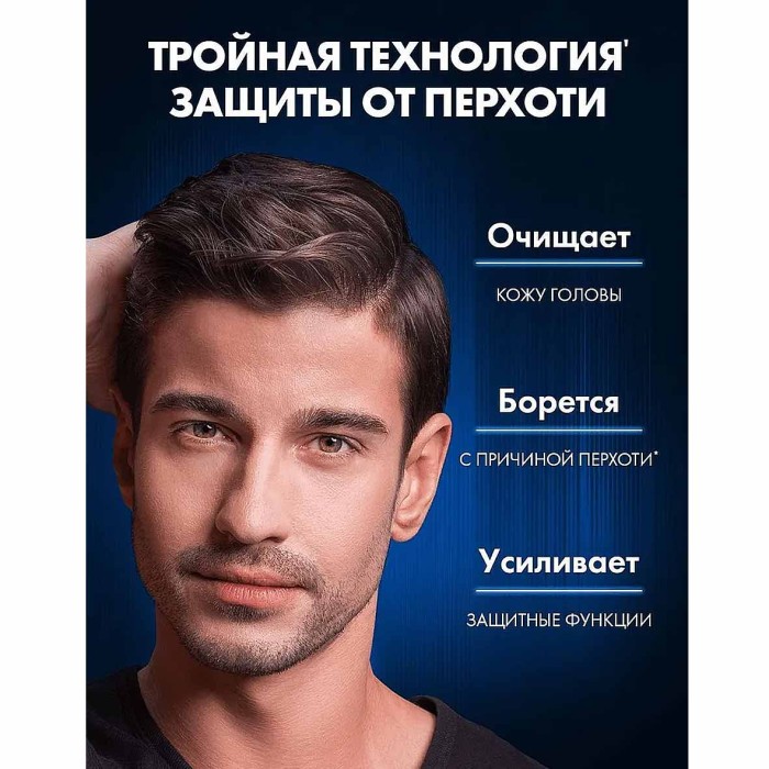 Шампунь для волос Clear Vita Men Энергия свежести 180мл пэт