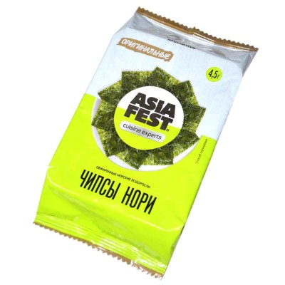 Чипсы нори Asia Fest Оригинальные 4,5гр м/у