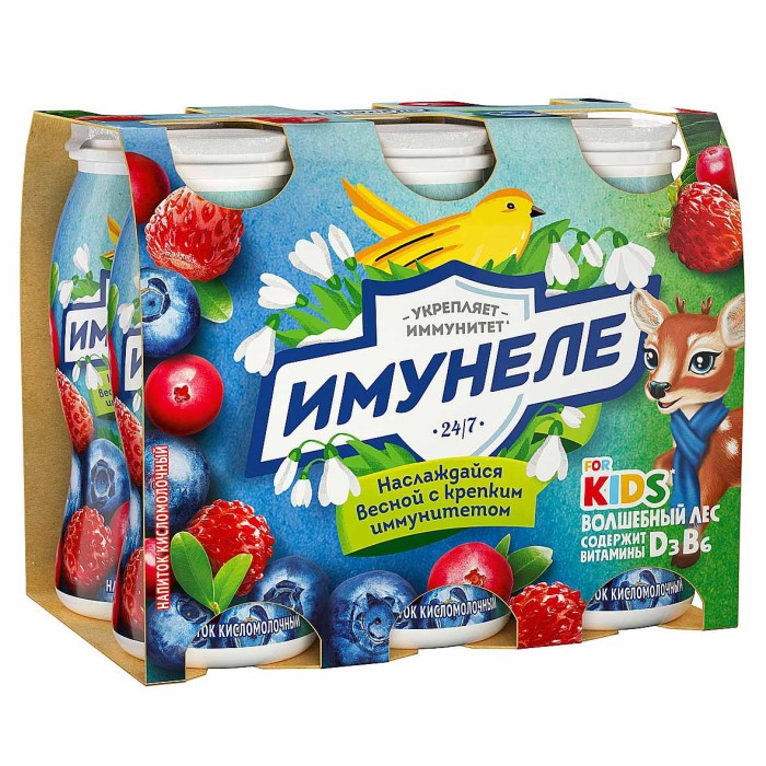 Напиток Имунеле Neo волшебный лес 1,5% 95мл пэт