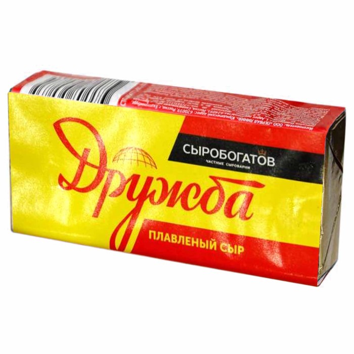Сыр плавленый Сыробогатов Дружба 50% 80гр м/у