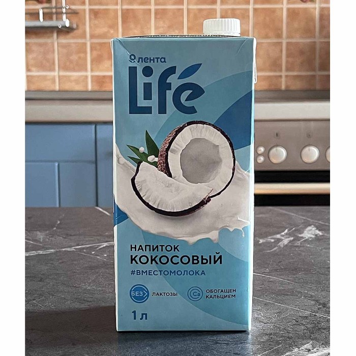 Напиток кокосовый Лента Life 1л т/п